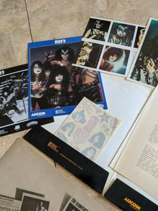L@@K 1977 KISS PRESS KIT ALIVE II COMPLETE AUCOIN WITH PHOTO SET 4