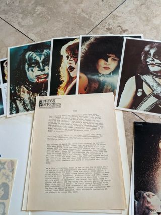 L@@K 1977 KISS PRESS KIT ALIVE II COMPLETE AUCOIN WITH PHOTO SET 5