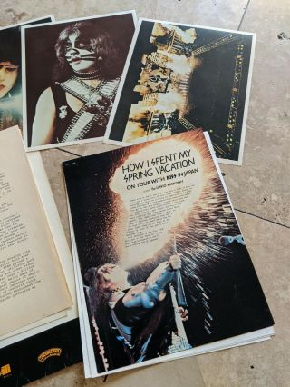 L@@K 1977 KISS PRESS KIT ALIVE II COMPLETE AUCOIN WITH PHOTO SET 6