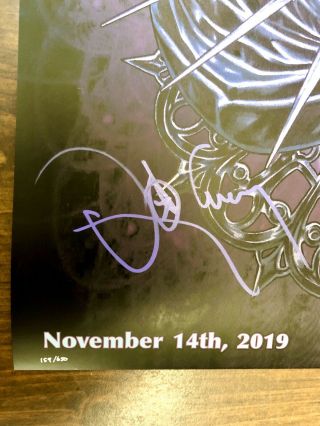 Tool Poster 2019 Boston Limited Edition Signed And Numbered Fast 3