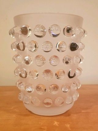 Lalique Crystal Mossi Vase 1220700 Retails for $2800 Signed & Authentic 5