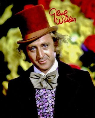 Gene Wilder Signed Photo - Willie Wonka And The Chocolate Factory