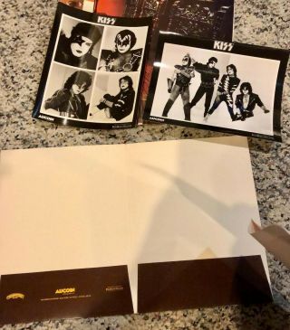 RARE KISS PRESS KIT MUSIC FROM THE ELDER AUCOIN 1981 LP PRESS PHOTO BIO 7