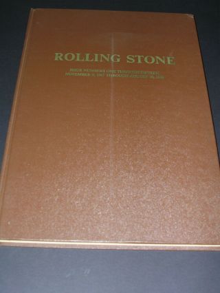 Bound Rolling Stone Newspapers Issues 1 through 15 (11/9/67 to 8/10/68) 9