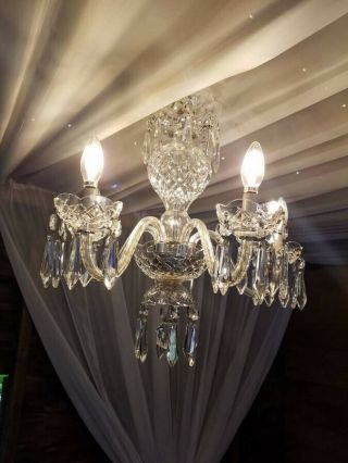 Waterford Comeragh 5 - Arm Crystal Chandelier,  1960 ' s, 2