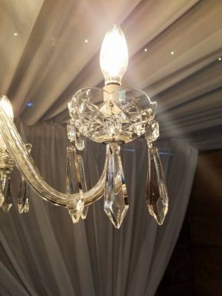 Waterford Comeragh 5 - Arm Crystal Chandelier,  1960 ' s, 3