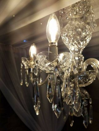 Waterford Comeragh 5 - Arm Crystal Chandelier,  1960 ' s, 5