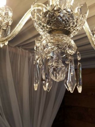 Waterford Comeragh 5 - Arm Crystal Chandelier,  1960 ' s, 8