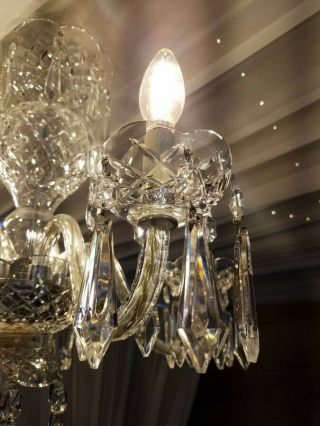 Waterford Comeragh 5 - Arm Crystal Chandelier,  1960 ' s, 9