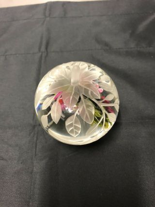 Cathy Richardson 2014 glass paperweight ONE OF A KIND 2