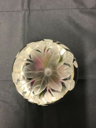 Cathy Richardson 2014 glass paperweight ONE OF A KIND 6