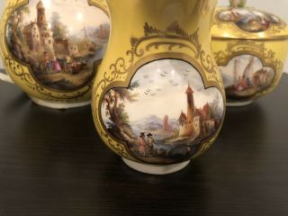 Antique Meissen Porcelain Tea Set Circa 1765 2