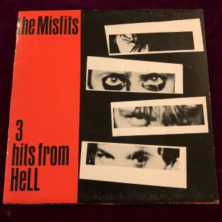 RARE 1981 THE MISFITS 3 HITS FROM HELL 7 