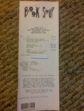 ELTON JOHN AUTHENTIC SIGNED ME WITH RECEIPT BOOK RARE FROM L.  A.  SIGNING PROOF 2