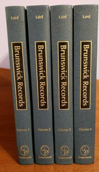 Brunswick 78 Records Discography 1916 - 31 By Ross Laird - 4 Volumes - 78rpm