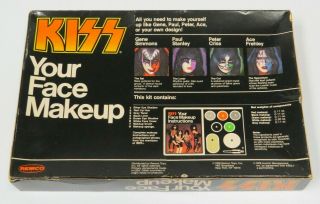 KISS VINTAGE MAKEUP KIT COMPLETE AUCOIN 1978 WATER SOLUBLE VERSION 2