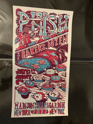 Phish Bakers Dozen Jim Pollock Print Msg Not Welker Alpine Taylor