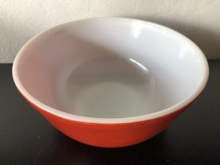Rare Pyrex Earthtones Red Rust HTF 403 Mixing Bowls 5