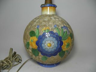 Italian Ginori Graffite Vase C 1930