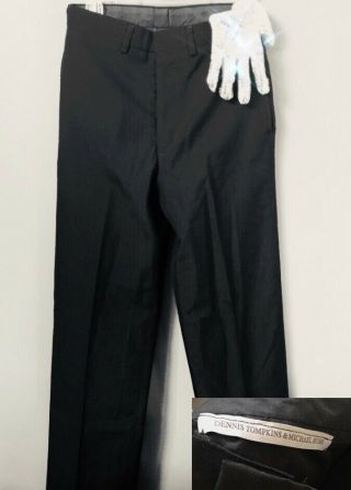 Michael Jackson Worn Pants Billie Jean Rehearsal,  Letter No Signed Glove Fedora