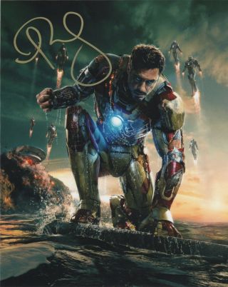 Robert Downey Jr Avengers Signed Autographed 8x10 Photo