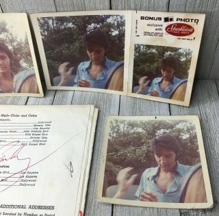 RARE Authentic Elvis Presley Photographs,  Negatives & Autograph ONE OF A KIND 5