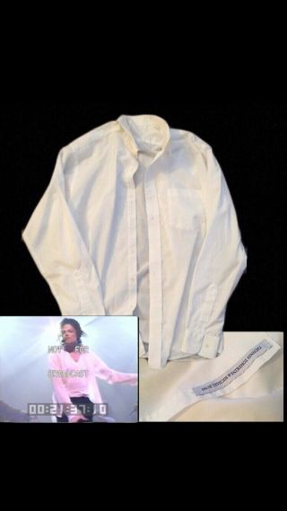 Michael Jackson Stage “black Or White” Overshirt Dangerous Loa Make Offer