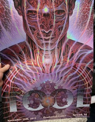 Tool 11/16/19 Tour Poster Prudential Newark Nj Alex Grey - Unsigned