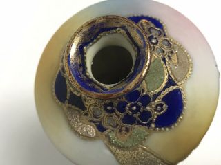 RARE Nippon CORALENE Decoration Japanese Art Porcelain Vase: Jonquils,  Gold Trim 8