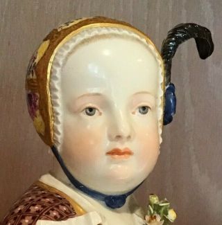 Meissen Porcelain Bust Of Child / Girl 2