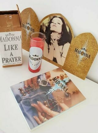 Madonna Like A Prayer Box Set,  Candle,  Altar Stand Misb Ultra Rare