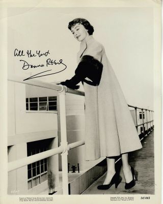 Donna Reed Hand - Signed Vintage 1954 Mgm Portrait 8x10 Uacc Rd Shot