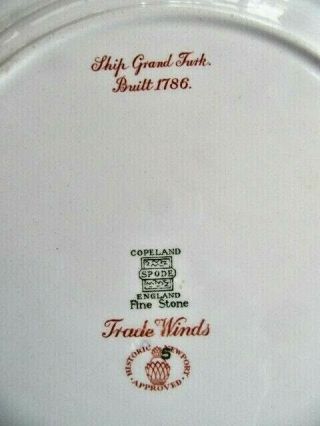 Spode TRADE WINDS RED (Gold Trim) Eight 5 - Piece Settings 40pcs.  1st Quality 4