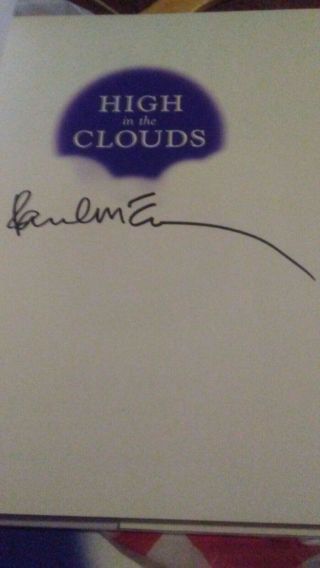 Signed Sir Paul Mccartney High In The Clouds Autograph Book