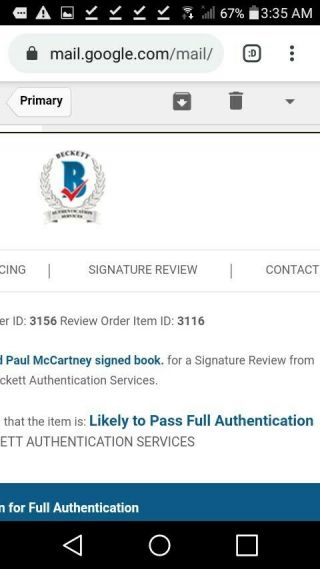 Signed Paul McCartney Hey Grandude Autograph Book. 7