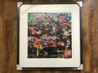 Coldplay Mylo Xyloto Lithograph Print Album Artwork Signed By Paris 2012 - Banksy