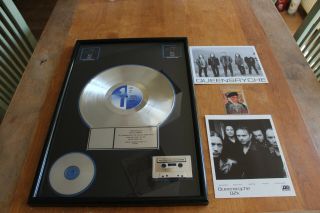 Queensrÿche - Usa Riaa Platinum Lp Award / Empire 1990,  2 Photo & 1 Pass
