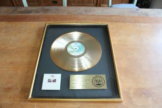Doobie Brothers - Usa Riaa Gold Lp Award / Takin It To The Streets 500,  000