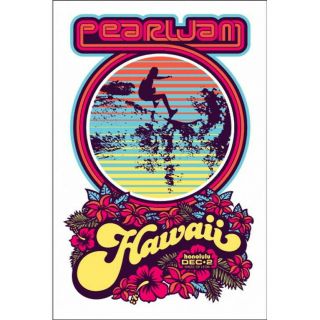 Pearl Jam Concert Poster Honolulu Hawaii 12 - 02 - 2006 Framed And Matted