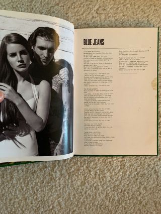 Lana Del Rey Lyric Book.  Born To Die,  Paradise,  Ultraviolence,  Honeymoon - Rare 10