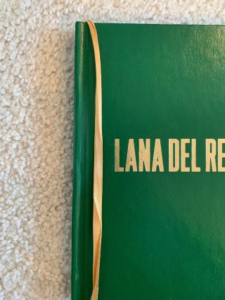 Lana Del Rey Lyric Book.  Born To Die,  Paradise,  Ultraviolence,  Honeymoon - Rare 5