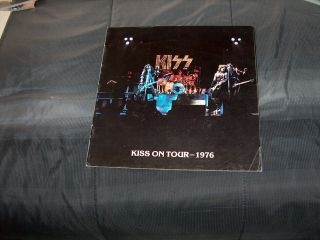 Kiss On Tour Book 1976 Complete W/ Kiss Army Application 1st Tour Very Good