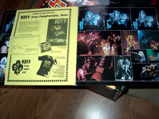 KISS On Tour Book 1976 Complete w/ KISS Army Application 1st Tour Very Good 3