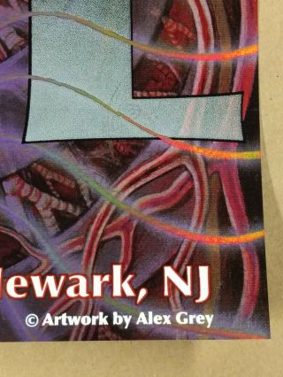 TOOL CONCERT POSTER NEWARK NJ ALEX GREY PRINT PRUDENTIAL CENTER TOUR LIMITED 6