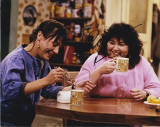 Roseanne Barr Hand Signed Autograph 8x10 Photo In Person Proof Comedian Sitcom
