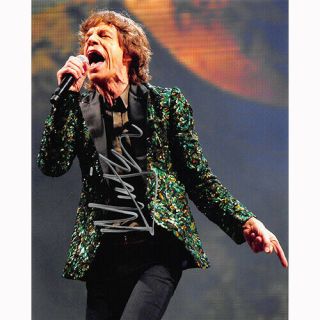 Mick Jagger - The Rolling Stones (50379) - Autographed In Person 8x10 W/