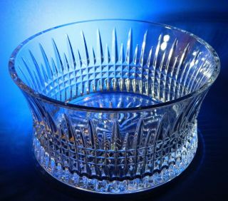 Waterford Lismore Diamond Crystal 10 " Ice Bowl From Vodka Chiller Set