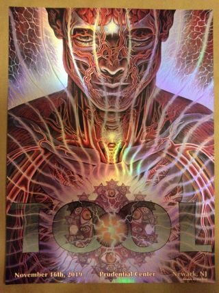 Tool Prudential Center Newark Jersey Nj Event Poster 11/16 422/800 Grey