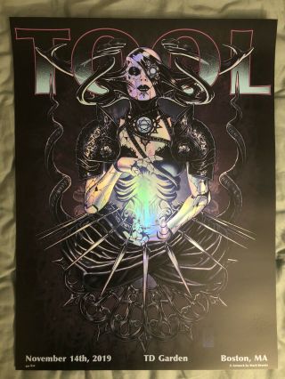 Tool Tour Concert Event Poster Boston Td Garden 2019 Limited Edition 220/650