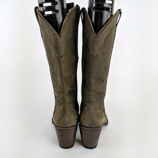 Miranda Lambert IDYLLWIND Brown Leather Cowboy Boots Size 8.  5 B 4